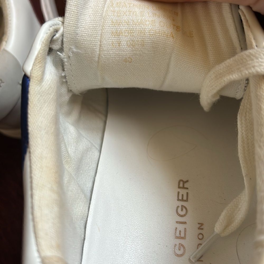 Kurt Geiger London Lane Rainbow Multi/Other Leather Sneakers Size 40 - Picture 12 of 13